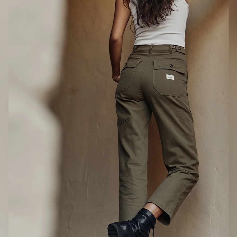 P&Co. 304 Service Fatigue Pants - Olive UK 8